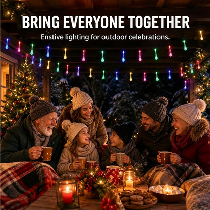 🎁Last Day 49% OFF -  🏡Lit Christmas Garland ✨ Warm LED Christmas Decor for Indoor & Outdoor Use🎄