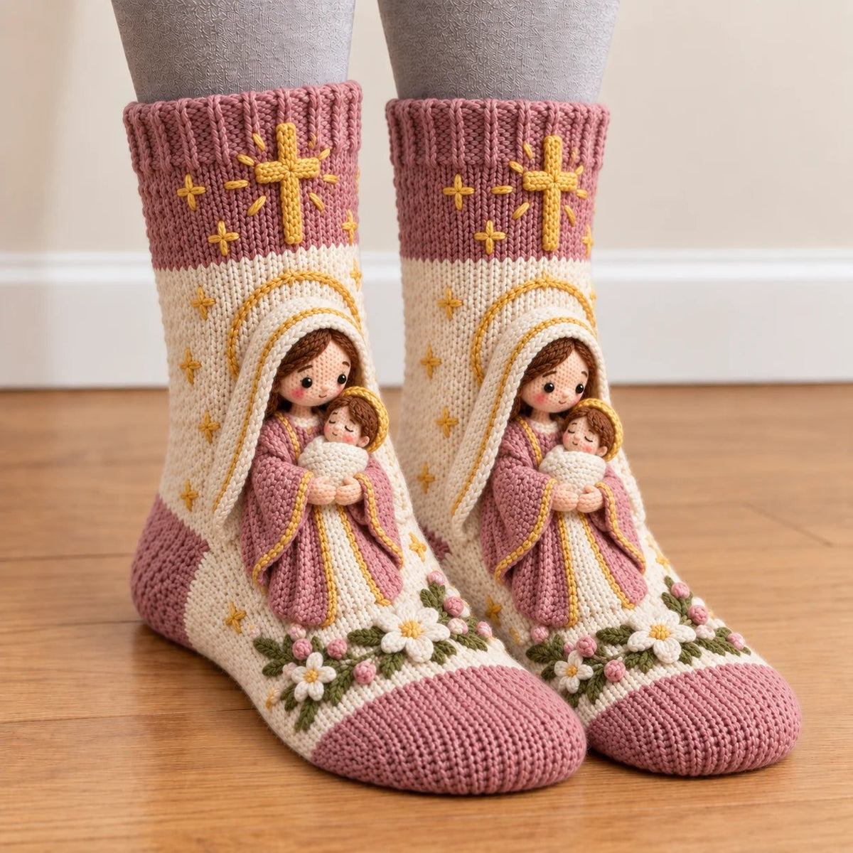 (🎁Last Day 49% OFF)🎅✨3D Nativity Christmas Socks🎄