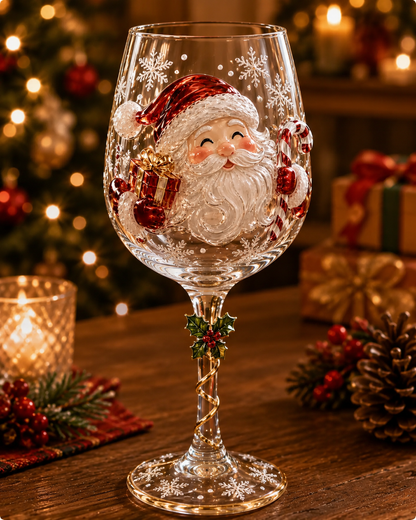 🎁Last Day 49% OFF - ✨🎁Christmas 3D Wine Glass Collection Gift Box Set🥂