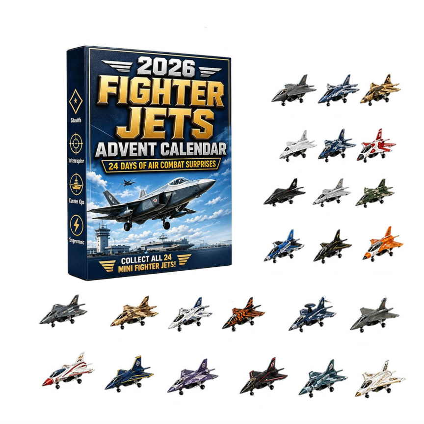 🎁Last Day 49% OFF - ✨ ✈️ Aircraft Advent Calendar 2026 | 24 Days of Flight with 24 Unique Miniature Airplanes, Jets & Aviation Collectibles 🎄🎁