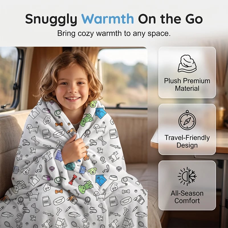 🎁Last Day 49% OFF - 🎨✨Creative Cozy Coloring Blanket Kit – DIY Art & Relaxation Activity