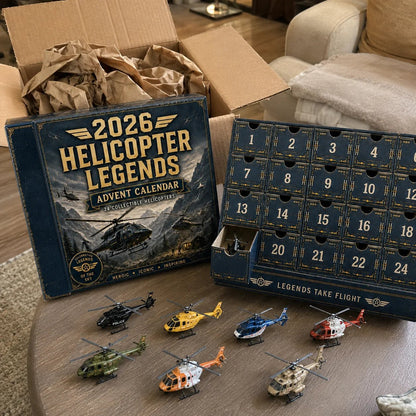 🎁Last Day 49% OFF - 🚁2026 Helicopter Legends Advent Calendar – 24 Days of Collectible Helicopter Surprises🎄