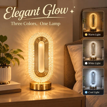 🎅Christmas Sale 49% OFF!!🎄50K+ SOLD! 🎁✨Rechargeable Luxury Crystal LED Night Light Lamp