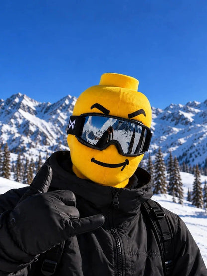 🎁Last Day 49% OFF - 🏂😎 Funny Face Ski Mask | Yellow Expression Balaclava✨