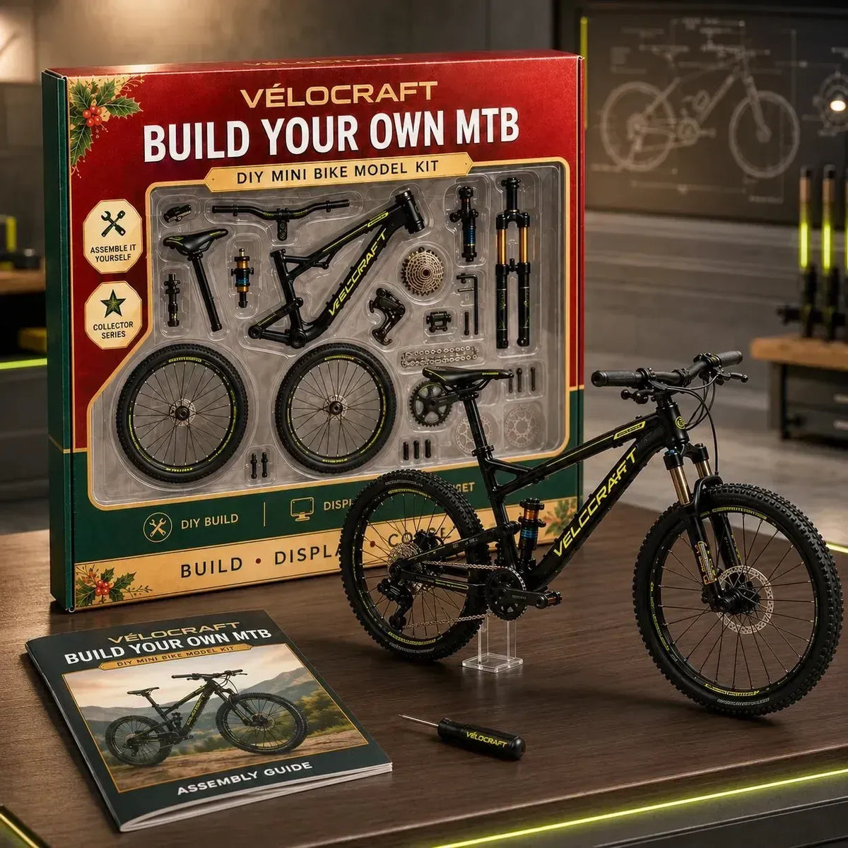 🎁Last Day 49% OFF - 🚲DIY Mountain Bike Model Kit- Build, Display & Collect🚴