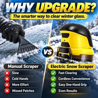 🔥 50% OFF TODAY — Cordless Electric Snow Scraper | Clear Frost & Ice in Seconds