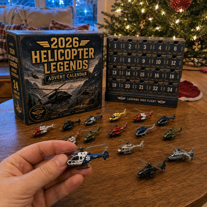 🎁Last Day 49% OFF - 🚁2026 Helicopter Legends Advent Calendar – 24 Days of Collectible Helicopter Surprises🎄