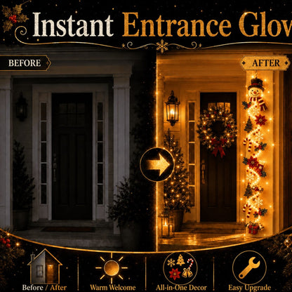 (🎁Last Day 49% OFF)🎅✨Glowing Christmas Door Hanger