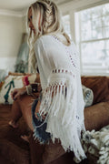 Dreamy Macramé Kimono - White