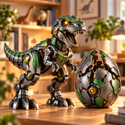🎁Last Day 49% OFF - 🦖🥚 NEW ARRIVAL🔥 Mechanical T-Rex Egg – From Mysterious Egg to Mighty Robotic Dinosaur! ⚙️✨