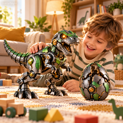 🎁Last Day 49% OFF - 🦖🥚 NEW ARRIVAL🔥 Mechanical T-Rex Egg – From Mysterious Egg to Mighty Robotic Dinosaur! ⚙️✨