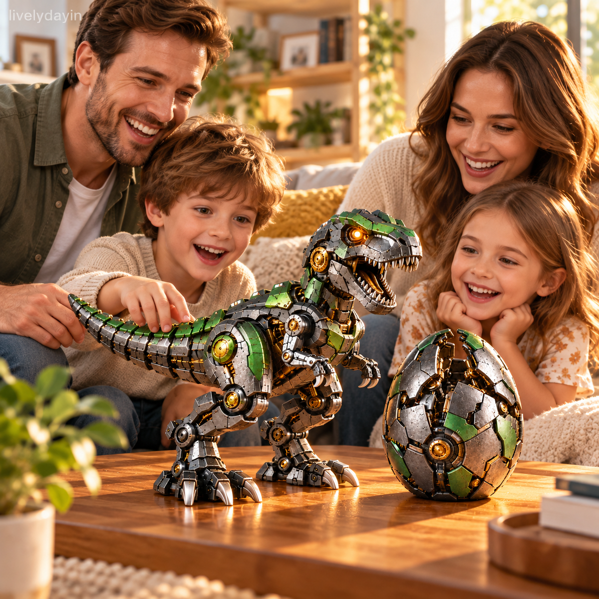 🎁Last Day 49% OFF - 🦖🥚 NEW ARRIVAL🔥 Mechanical T-Rex Egg – From Mysterious Egg to Mighty Robotic Dinosaur! ⚙️✨