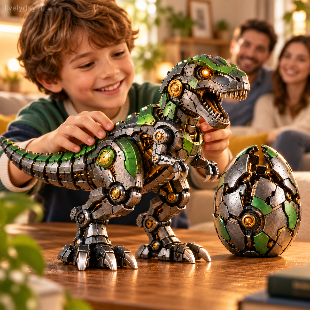 🎁Last Day 49% OFF - 🦖🥚 NEW ARRIVAL🔥 Mechanical T-Rex Egg – From Mysterious Egg to Mighty Robotic Dinosaur! ⚙️✨
