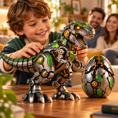 🎁Last Day 49% OFF - 🦖🥚 NEW ARRIVAL🔥 Mechanical T-Rex Egg – From Mysterious Egg to Mighty Robotic Dinosaur! ⚙️✨
