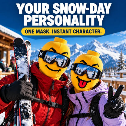 🎁Last Day 49% OFF - 🏂😎 Funny Face Ski Mask | Yellow Expression Balaclava✨