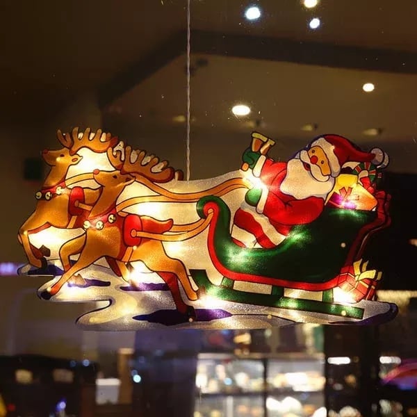 🎁Last Day 49% OFF - ✨🎄Christmas Window Hanging Lights