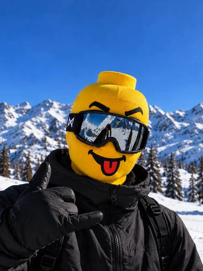 🎁Last Day 49% OFF - 🏂😎 Funny Face Ski Mask | Yellow Expression Balaclava✨