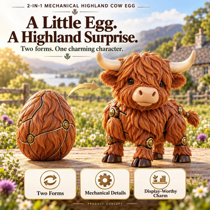 🎁Last Day 49% OFF - 🐮 2-in-1 Transforming Highland Cow Egg – A Little Egg, a Charming Highland Surprise🥚
