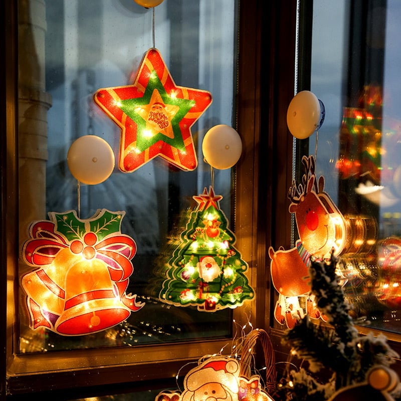 🎁Last Day 49% OFF - ✨🎄Christmas Window Hanging Lights