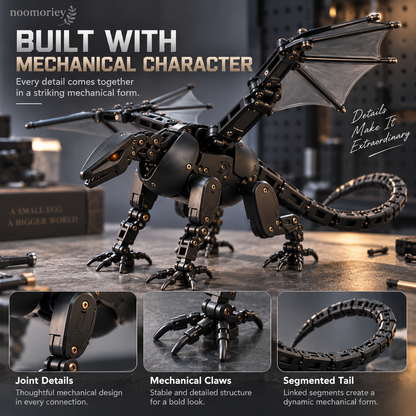 🎁Last Day 49% OFF - 🥚🐉 DragonMorph – Egg to Dragon Transforming Mechanical Toy